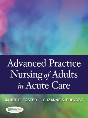 cover image of Advanced Practice Nursing of Adults in Acute Care